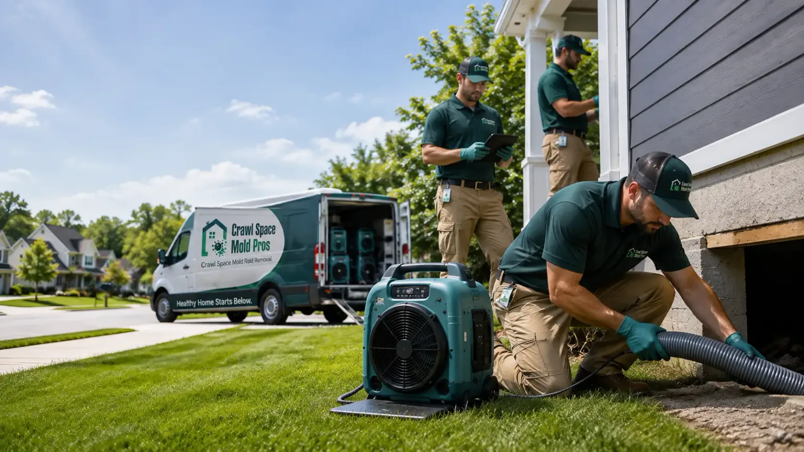 Crawl Space Mold Removal in Lakeville, CT